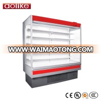 Open Dairy Refrigerated Display Case Commercial Fridge Air Cooler