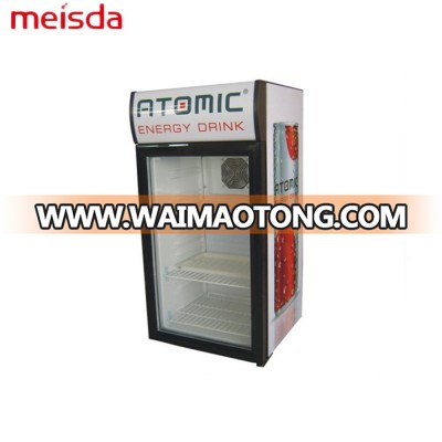 Sticker Branding 80L Food Display Cooler , Food Fridge