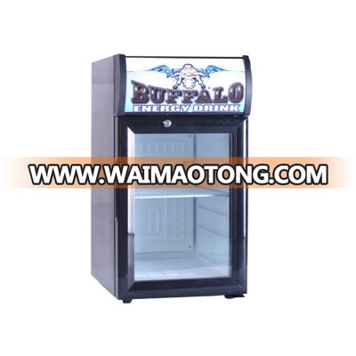 bar table cooler mini back bar beer display cooler glass door