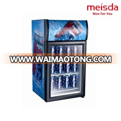 40L Mini Chocolate Refrigerator,Small Conter Top Beverage Cooler