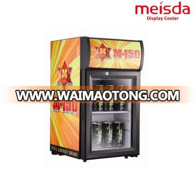 21L Counter Top Showcase Cooler , CE Soft Drink Counter Top Fridge