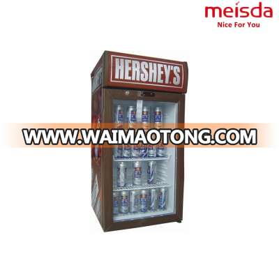 80L Chocolate Refrigerator, Counter Top Beverage Cooler