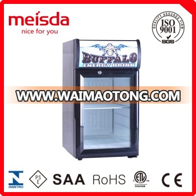 Mini glass door refrigerator/Fridge